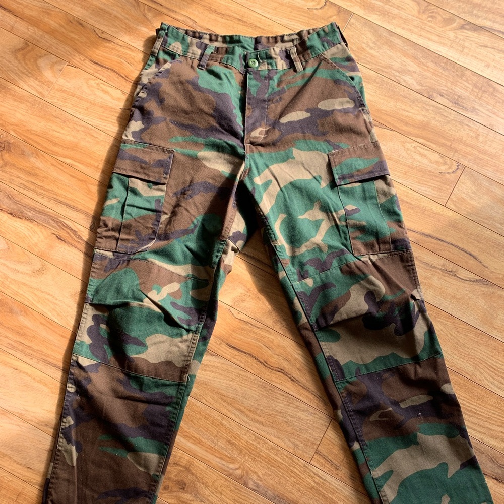Camo army pants! Baggy fit - super cute dressed up or dressed down!